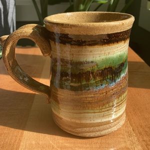 Handmade Ceramic Pottery Coffee Mug Cup Large